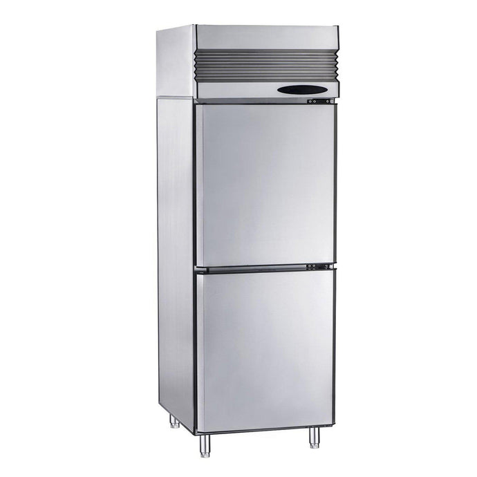 2 Half Door Stainless Door Freezer