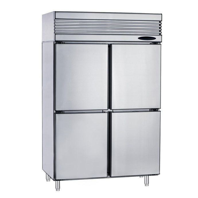 4 Half Door Stainless Door Freezer