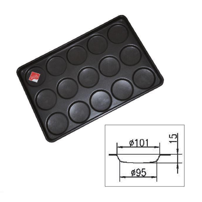 Hamburger Roll Tray 15 Indents 4