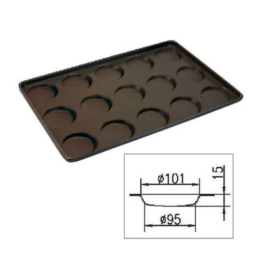 Hamburger Roll Tray 15 Indents 4