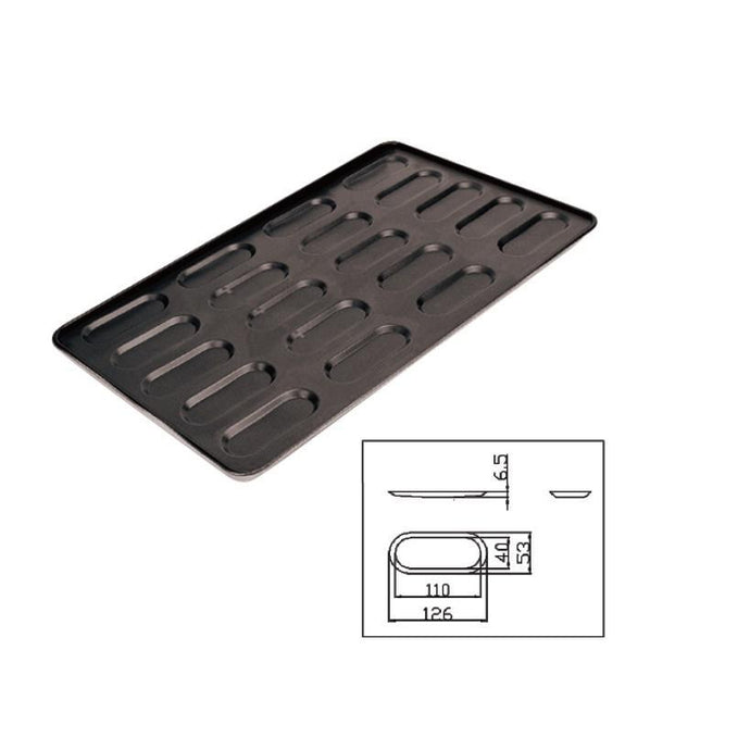 Hotdog Tray 20 Indents - ( 600*400*30mm )