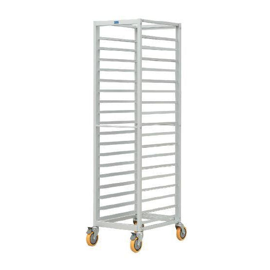 Knockdown Trolley w/ Front & Back Door 18 Shelves fit for 18pcs 600*400mmTray ( 658*470*1863mm )