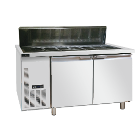 Preparation Table Chiller with Foldable Cover (10 x 1/6 Pan)