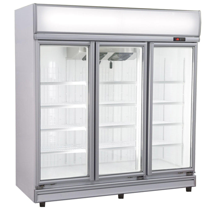 Reach In Glass Freezer (3 Doors)