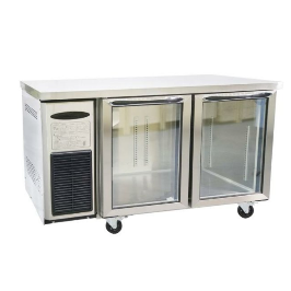 Undercounter Glass Freezer (2 Door/10 c. ft.)